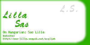 lilla sas business card